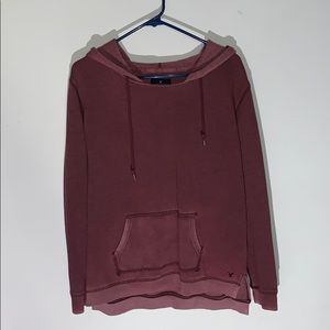Maroon American Eagle Hoodie